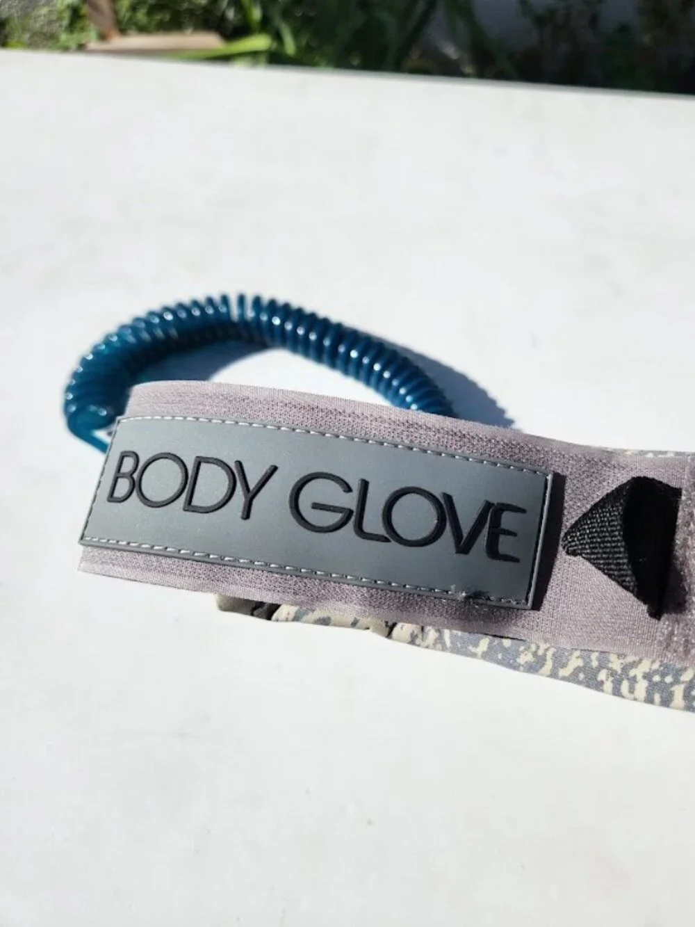 BODY GLOVE SUP Paddle Board Surf Leash Coiled Cord Neoprene Ankle Strap Paddlebo